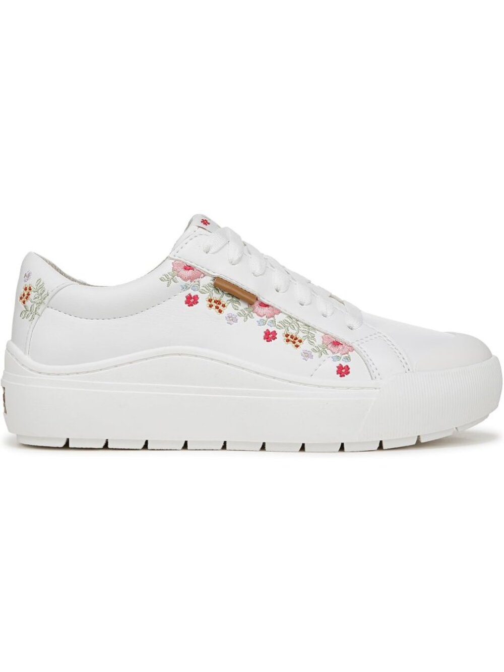 Women's White Multi Comfortable Boot Slip On Fashion Sneaker Lace Up Casual Shoe - Picture 6 of 6
